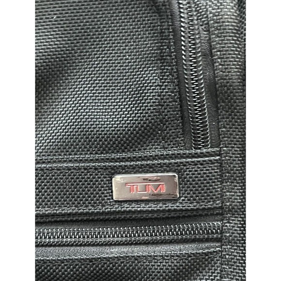 TUMI Alpha Black Ballistic expandable Laptop Business Briefcase 26041D4 - Picture 2 of 8